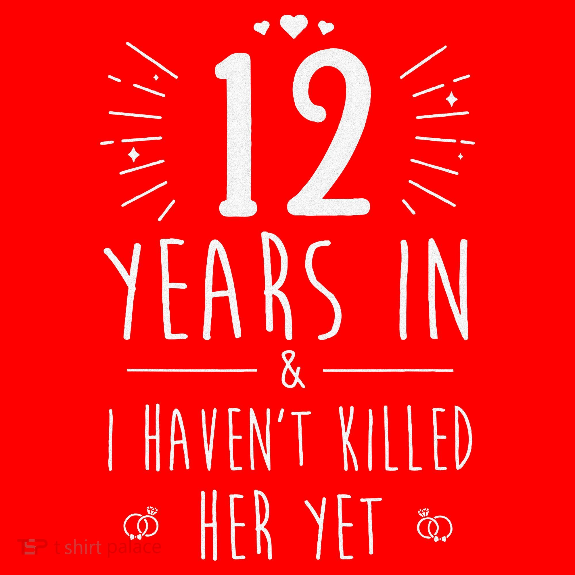 12th Wedding Anniversary For Him & Husband 12 Years Marriage Gift Santa Hat