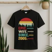 18th Wedding Anniversary For Her Epic Wife Since 2005 T-Shirt thumb 2