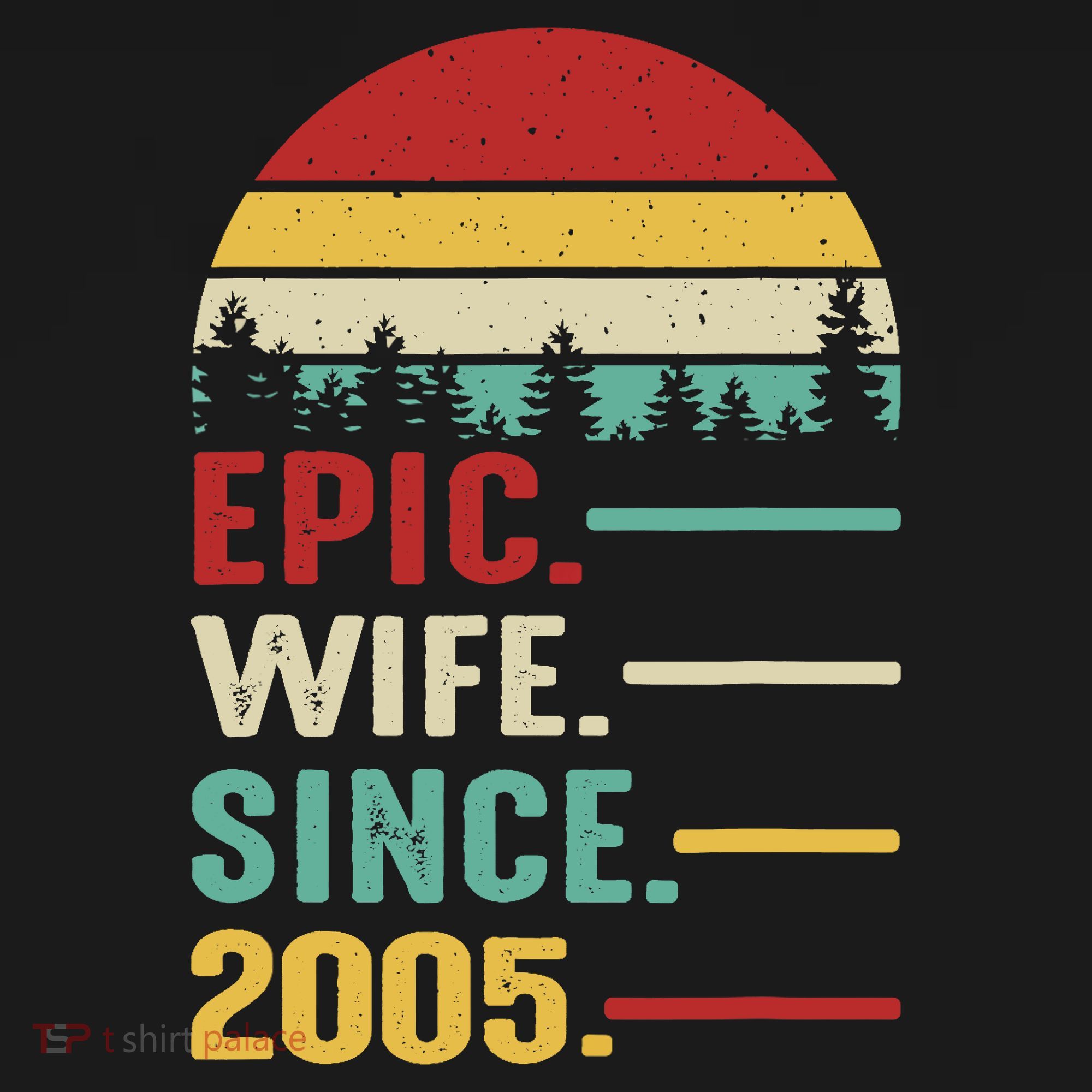 18th Wedding Anniversary For Her Epic Wife Since 2005 Women's Hoodie