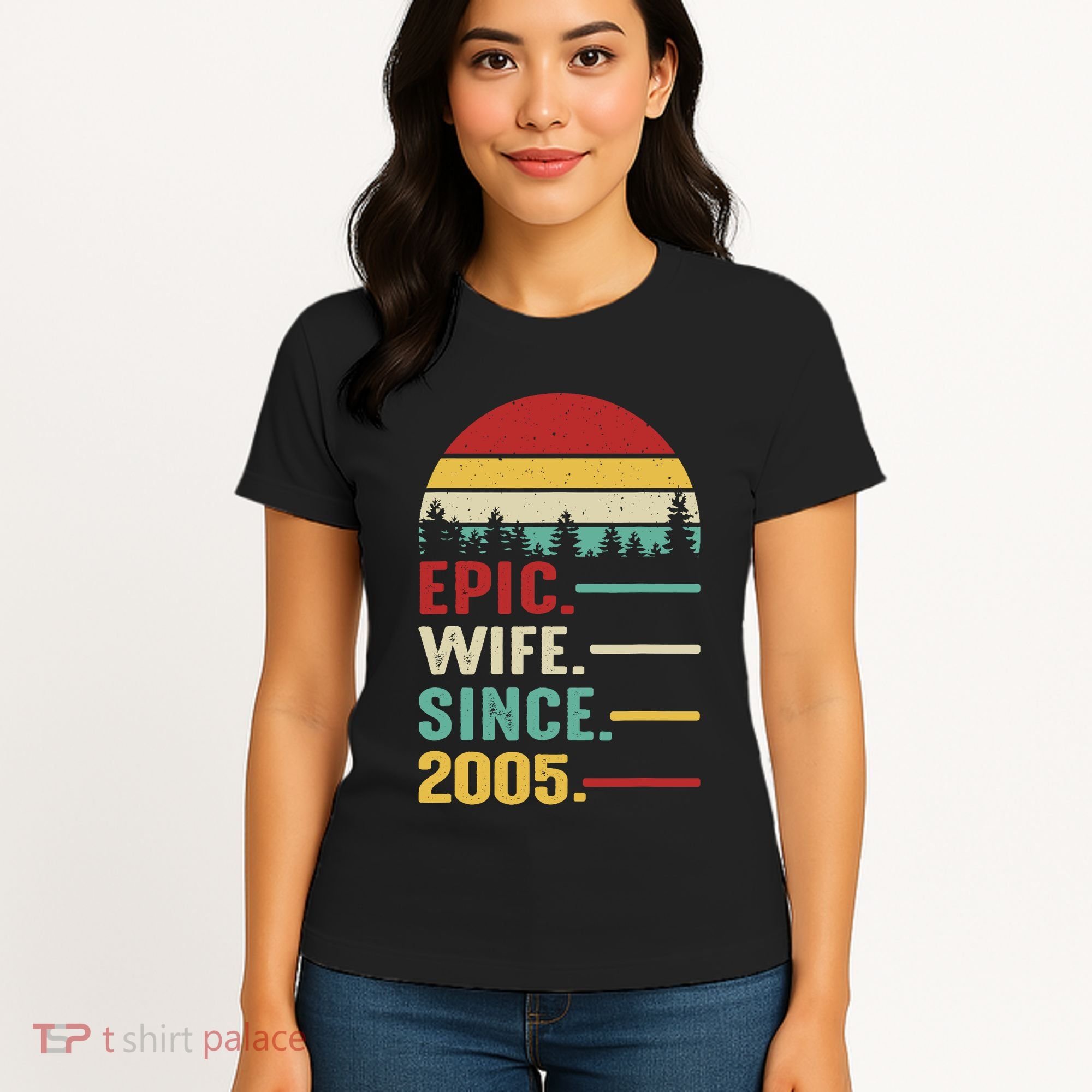 18th Wedding Anniversary For Her Epic Wife Since 2005 Women's T-Shirt