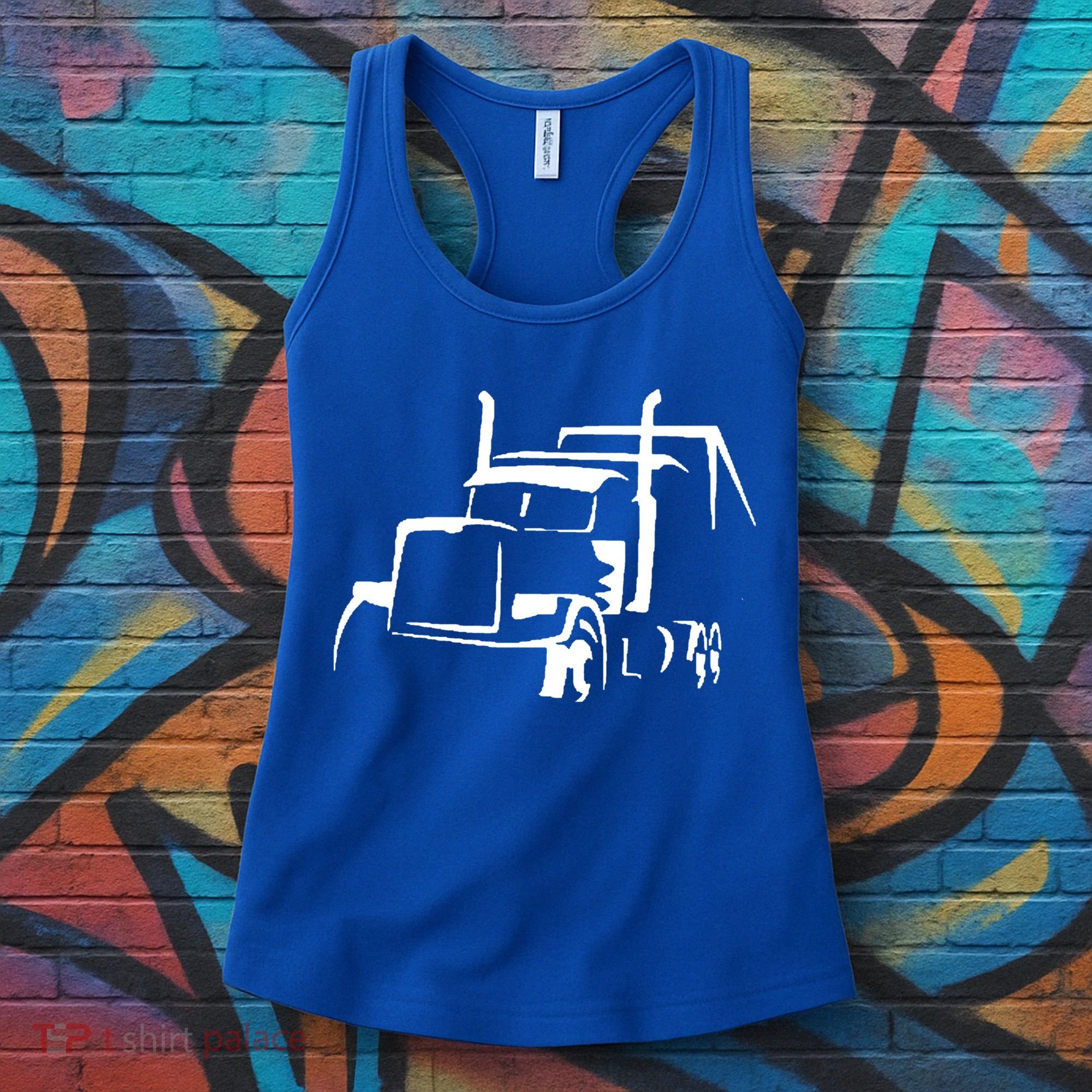 18 Wheeler Semi Truck Gift For Truck Drivers Who Loves Otr Women's Tank Top