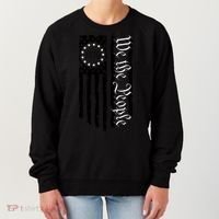 1776 We The People Betsy Ross Flag Patriotic Apparel Women's Sweatshirt thumb 0