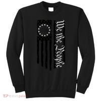 1776 We The People Betsy Ross Flag Patriotic Apparel Sweatshirt thumb 0