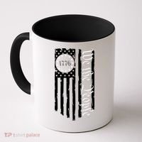 1776 We The People Betsy Ross Flag Patriotic Apparel Coffee Mug thumb 0