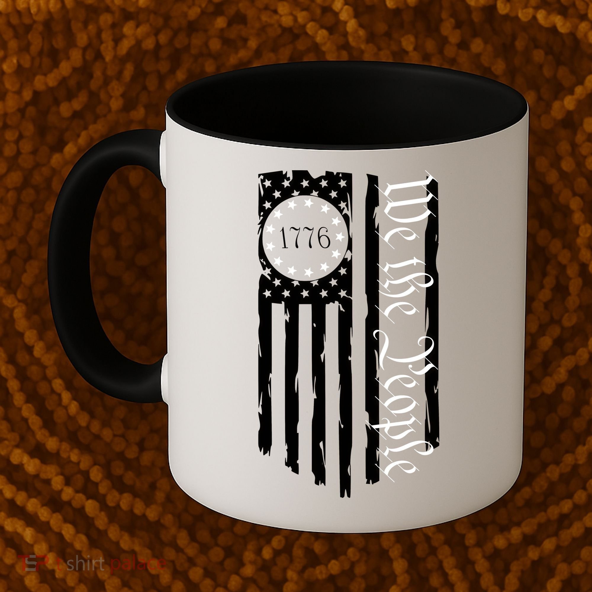 1776 We The People Betsy Ross Flag Patriotic Apparel Coffee Mug