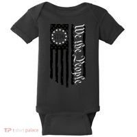 1776 We The People Betsy Ross Flag Patriotic Apparel Baby Bodysuit thumb 0