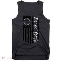1776 We The People Betsy Ross Flag Patriotic Apparel Tank Top thumb 0
