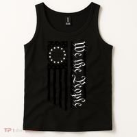 1776 We The People Betsy Ross Flag Patriotic Apparel Tank Top thumb 2
