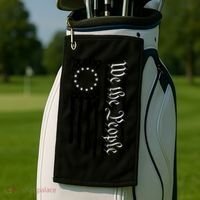 1776 We The People Betsy Ross Flag Patriotic Apparel Golf Towel thumb 2