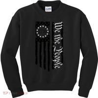 1776 We The People Betsy Ross Flag Patriotic Apparel Kids Sweatshirt thumb 0