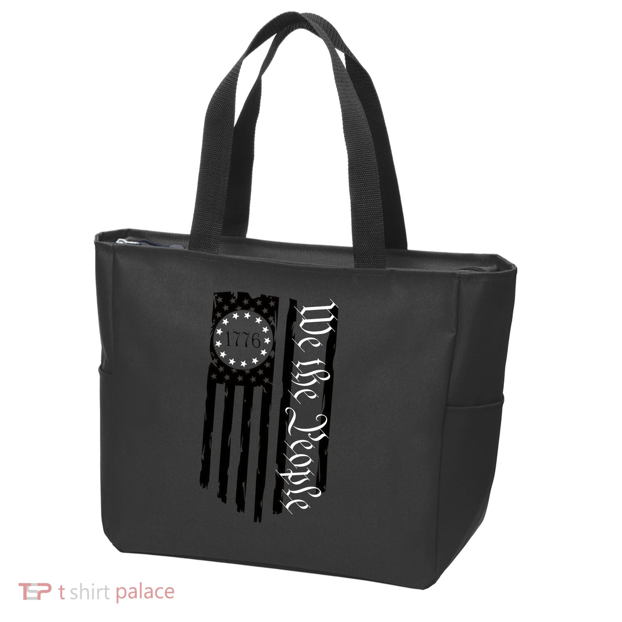 1776 We The People Betsy Ross Flag Patriotic Apparel Tote Bag