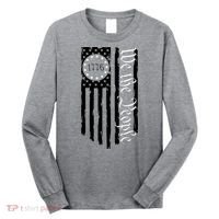 1776 We The People Betsy Ross Flag Patriotic Apparel Long Sleeve Shirt thumb 0