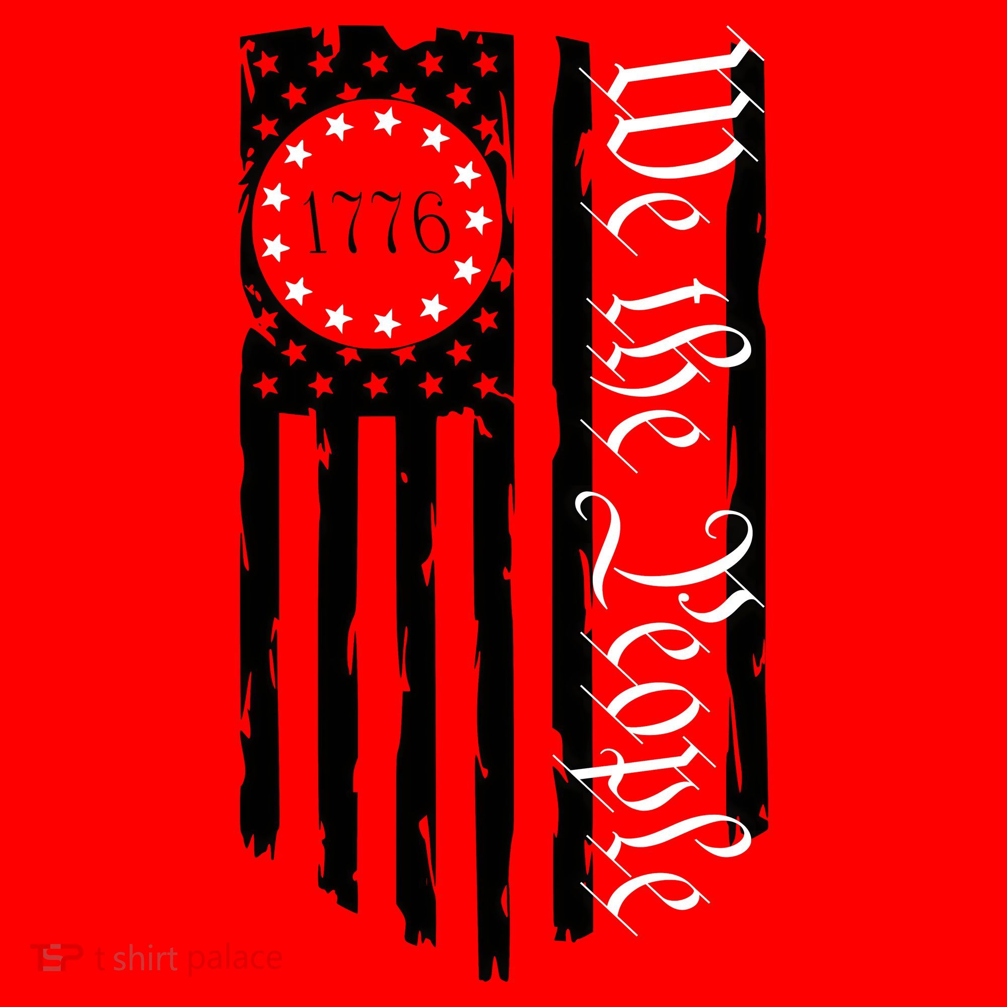 1776 We The People Betsy Ross Flag Patriotic Apparel Santa Hat