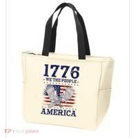 1776 We The People American Flag Eagle Patriotic Tote Bag thumb 3