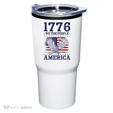 1776 We The People American Flag Eagle Patriotic Tumbler