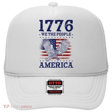 1776 We The People American Flag Eagle Patriotic Hat