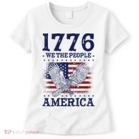 1776 We The People American Flag Eagle Patriotic Women's T-Shirt thumb 0