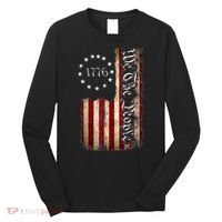1776 We The People Patriotic American Constitution Long Sleeve Shirt thumb 0