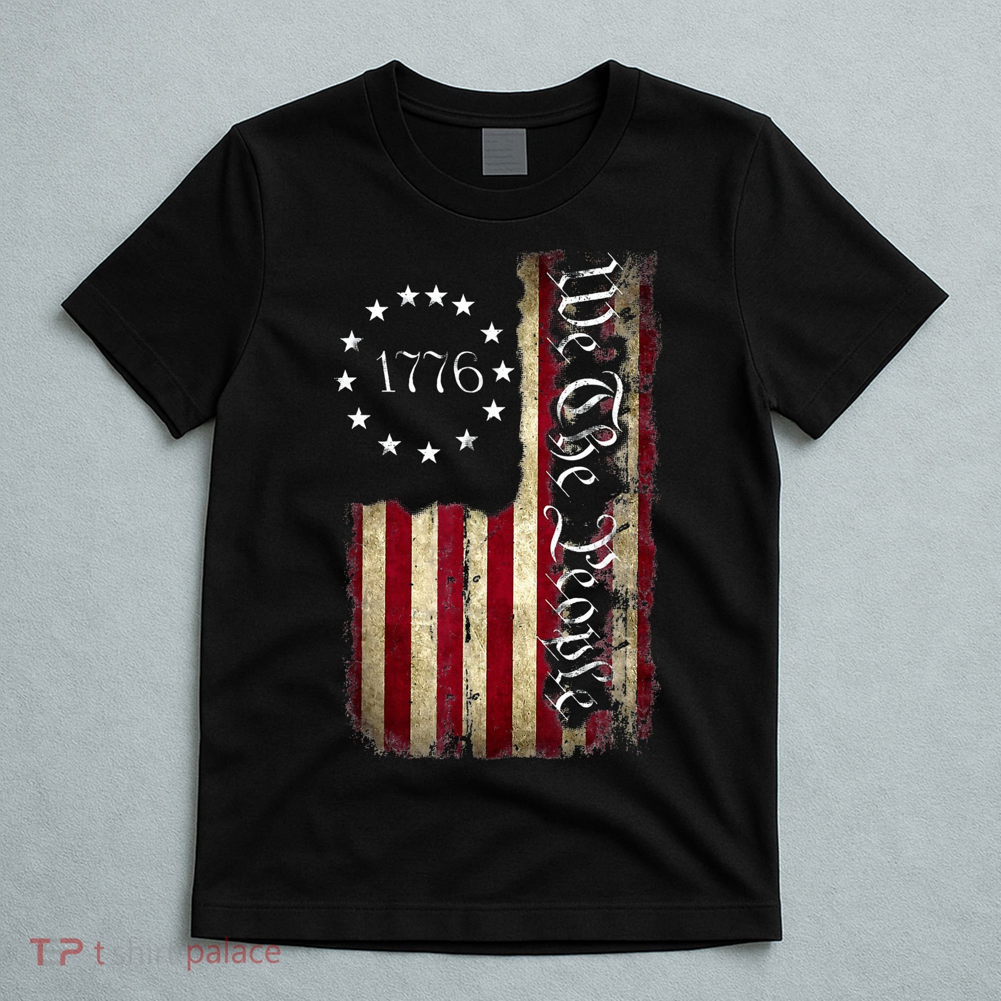 1776 We The People Patriotic American Constitution T-Shirt