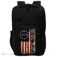 1776 We The People Patriotic American Constitution Impact Tech Backpack thumb 0
