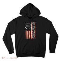 1776 We The People Patriotic American Constitution Tall Hoodie thumb 0