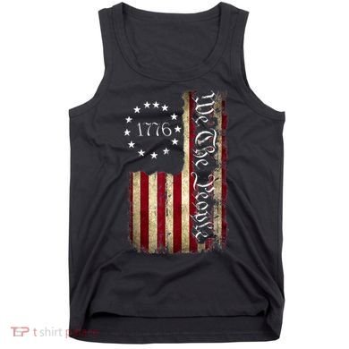 1776 We The People Patriotic American Constitution Tank Top