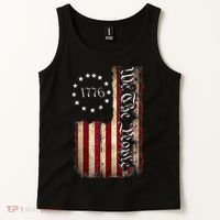 1776 We The People Patriotic American Constitution Tank Top thumb 2