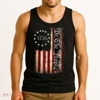 1776 We The People Patriotic American Constitution Tank Top thumb 3