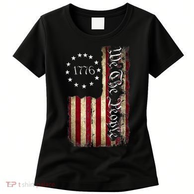 1776 We The People Patriotic American Constitution Women's T-Shirt