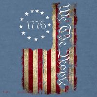 1776 We The People Patriotic American Constitution Comfort Colors Garment-Dyed Hooded Sweatshirt thumb 2