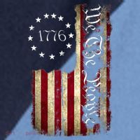 1776 We The People Patriotic American Constitution Raglan Baseball Sleeve Shirt thumb 2