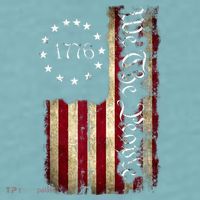 1776 We The People Patriotic American Constitution Sueded Cloud Jersey T-Shirt thumb 2