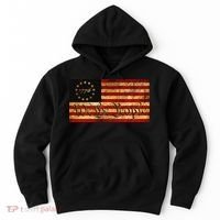 1776 We The People US Flag Visually Aged And Distressed Hoodie thumb 0