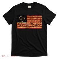 1776 We The People US Flag Visually Aged And Distressed T-Shirt thumb 0