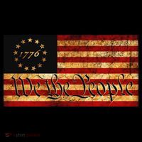 1776 We The People US Flag Visually Aged And Distressed Coffee Mug thumb 5