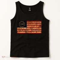 1776 We The People US Flag Visually Aged And Distressed Tank Top thumb 2