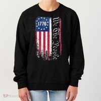 1776 We The People Betsy Ross American Flag Women's Sweatshirt thumb 0