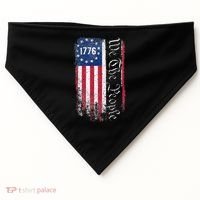 1776 We The People Betsy Ross American Flag USA-Made Doggie Bandana thumb 0