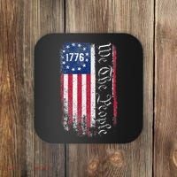 1776 We The People Betsy Ross American Flag Coaster thumb 0
