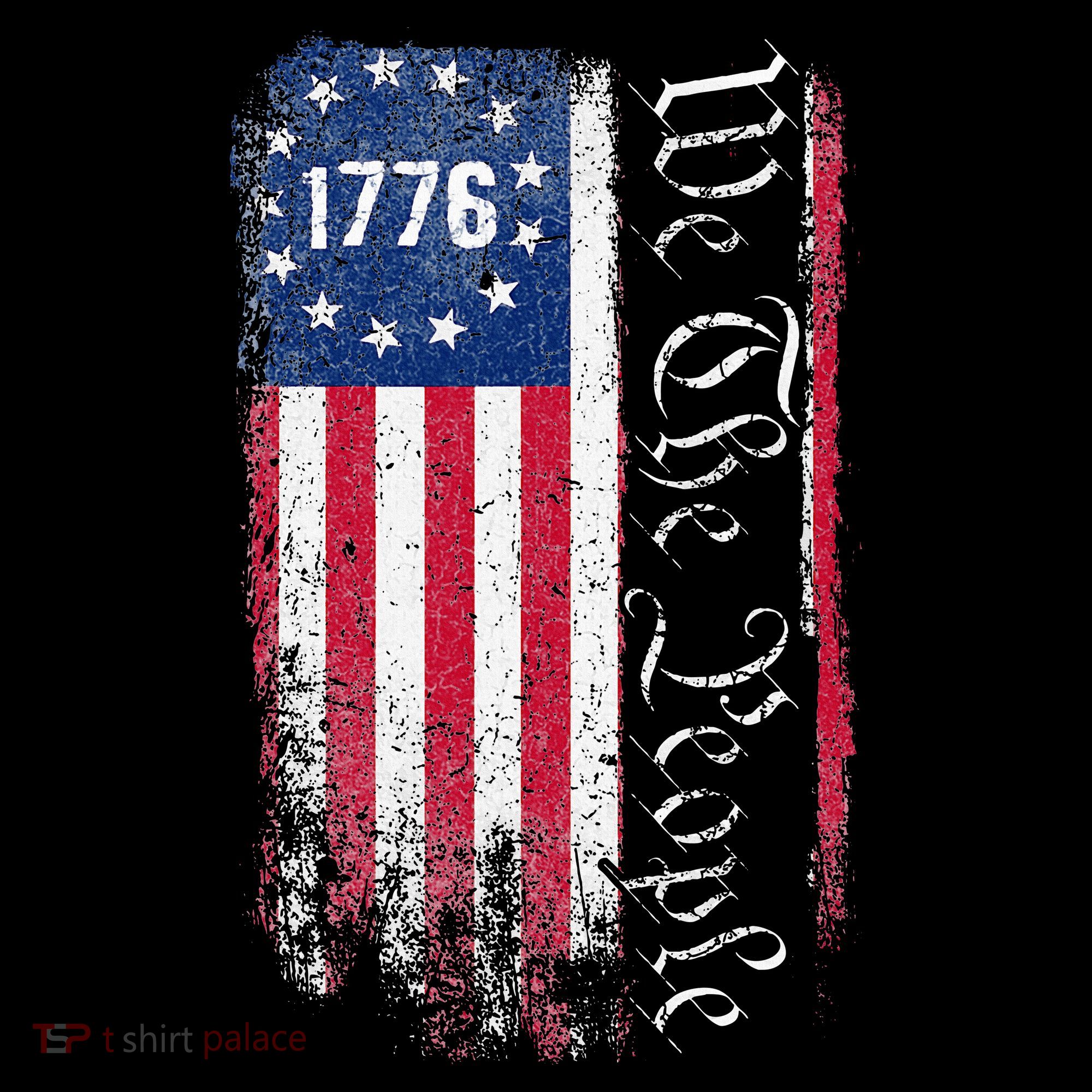 1776 We The People Betsy Ross American Flag Women's Hoodie