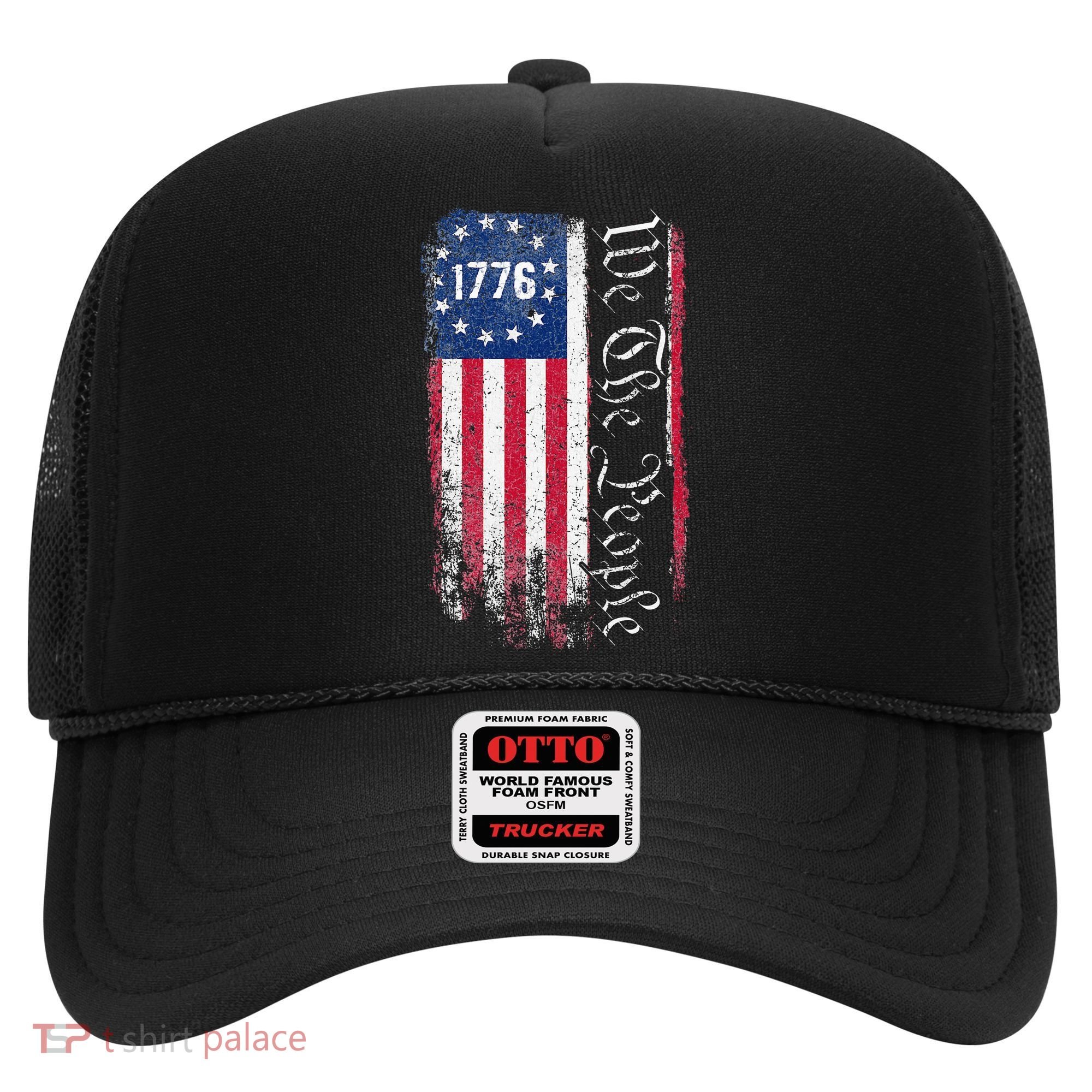 1776 We The People Betsy Ross American Flag Hat