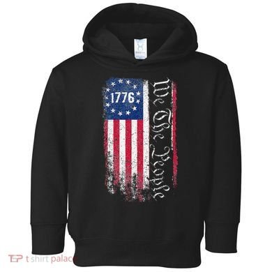 1776 We The People Betsy Ross American Flag Toddler Hoodie