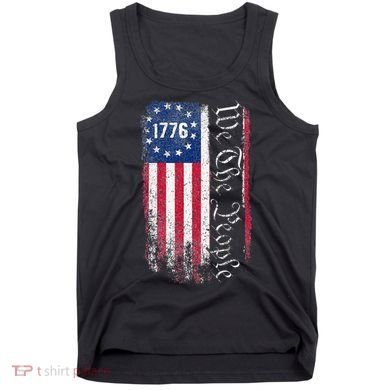 1776 We The People Betsy Ross American Flag Tank Top