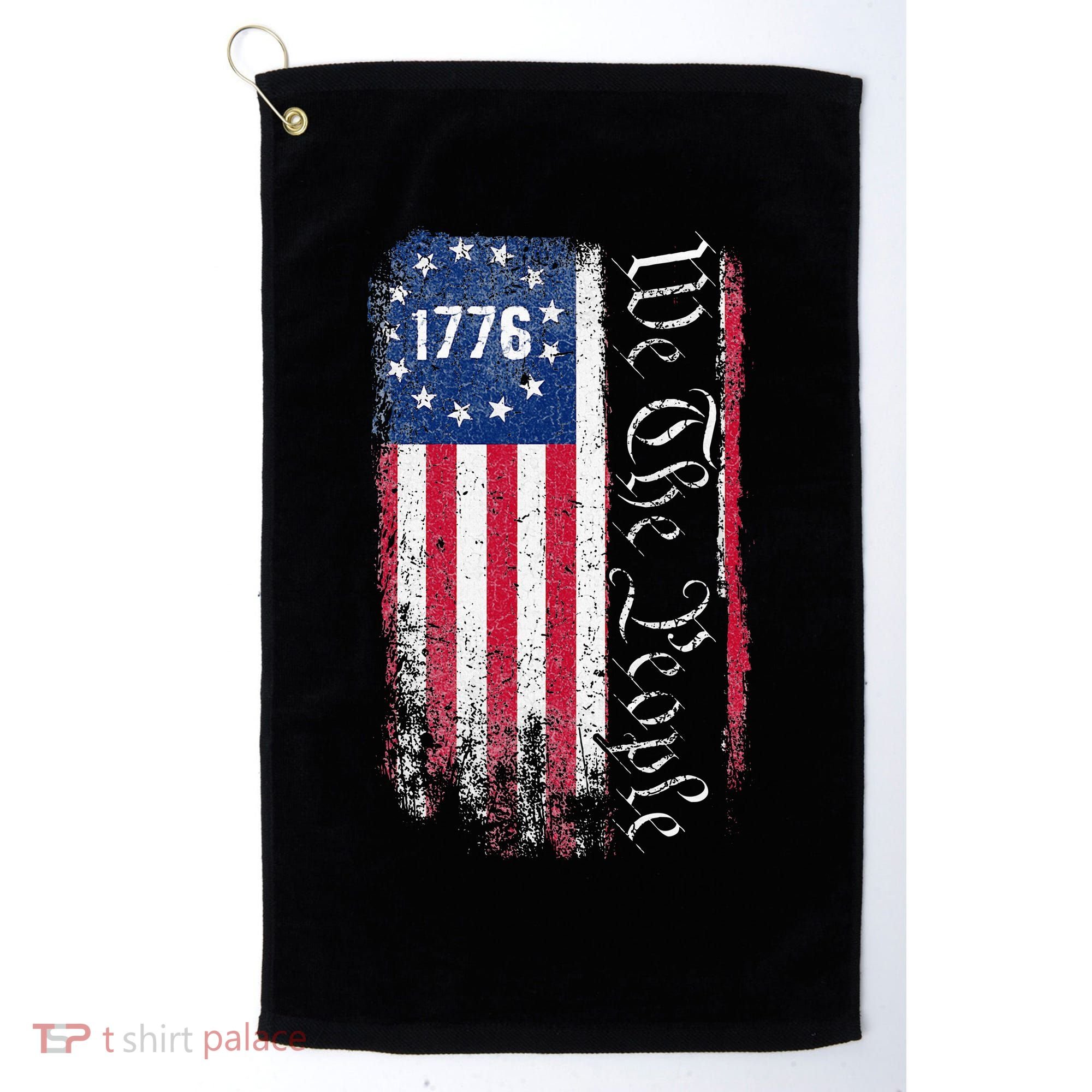 1776 We The People Betsy Ross American Flag Golf Towel