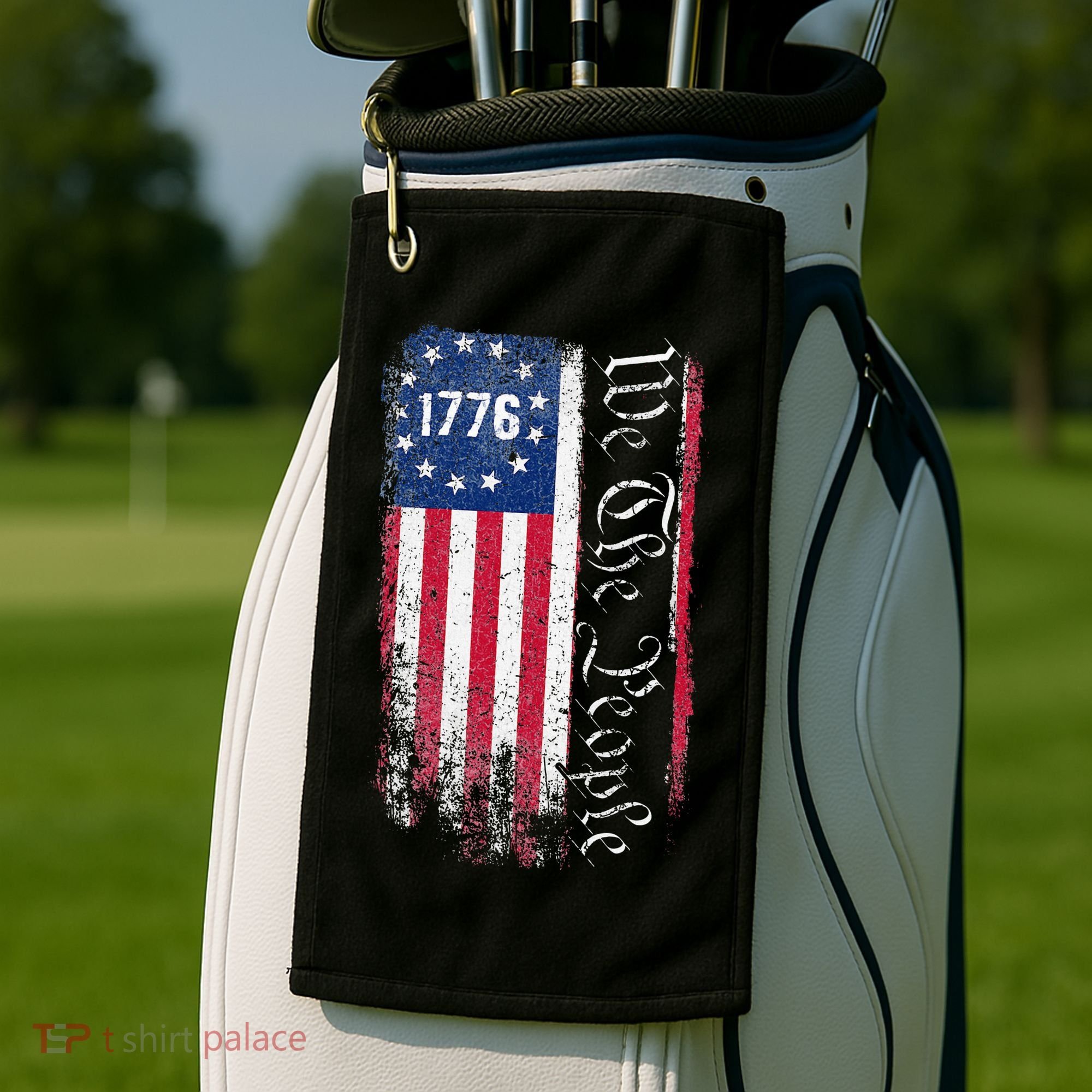 1776 We The People Betsy Ross American Flag Golf Towel