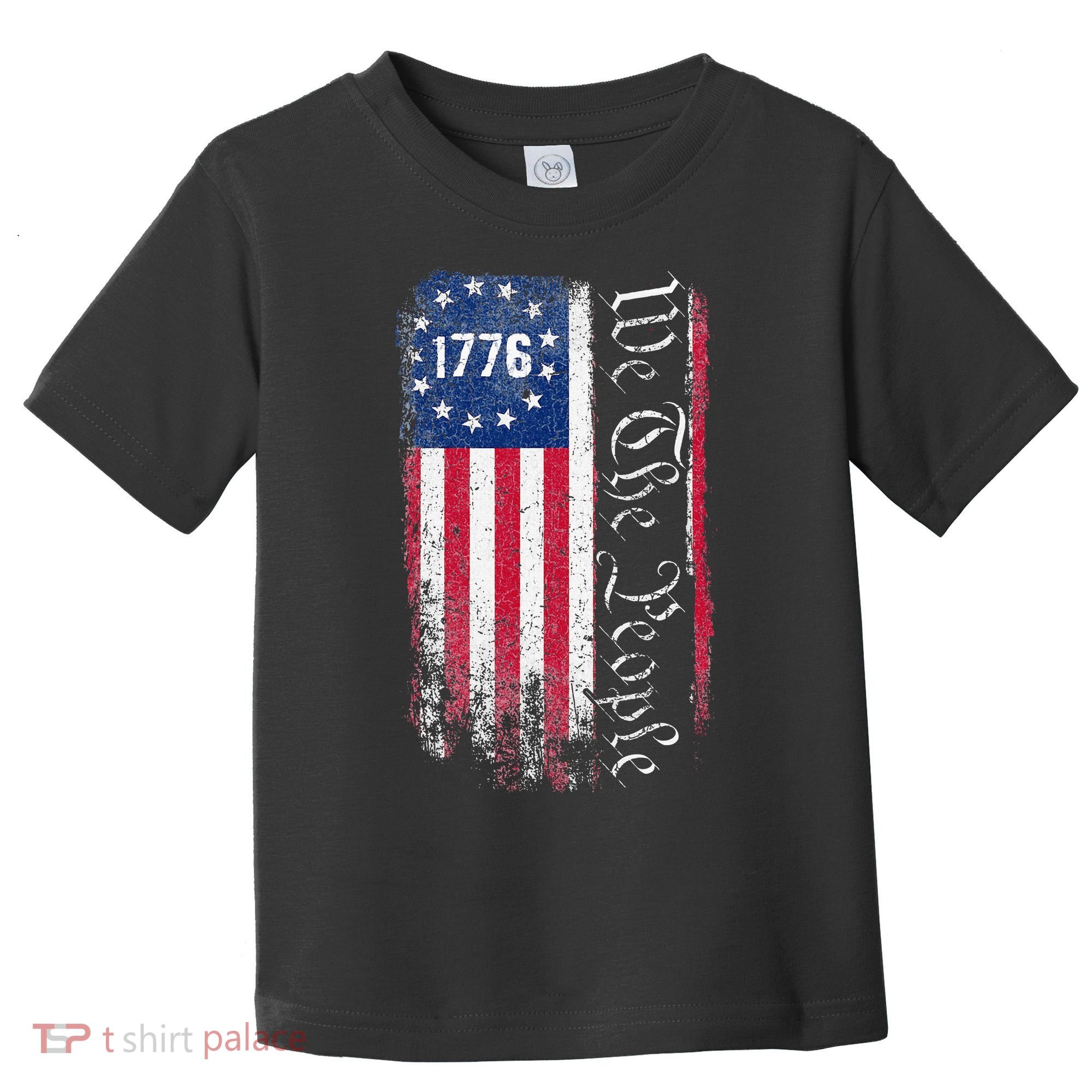 1776 We The People Betsy Ross American Flag Toddler T-Shirt