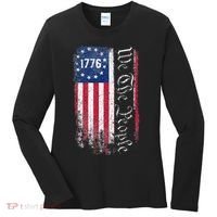 1776 We The People Betsy Ross American Flag Women's Long Sleeve Shirt thumb 0