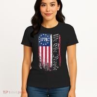 1776 We The People Betsy Ross American Flag Women's T-Shirt thumb 4