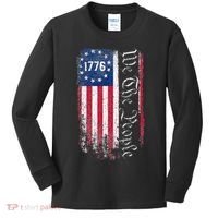 1776 We The People Betsy Ross American Flag Kids Long Sleeve Shirt thumb 0
