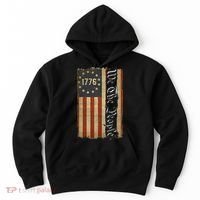 1776 We the People Betsy Ross 4th Of July American Flag Hoodie thumb 0